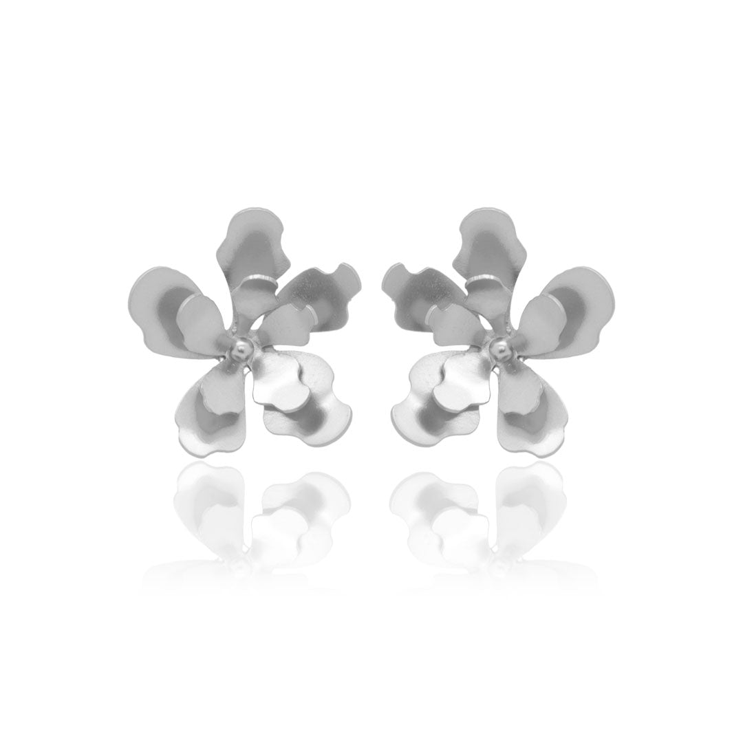 Aretes flor merania grande
