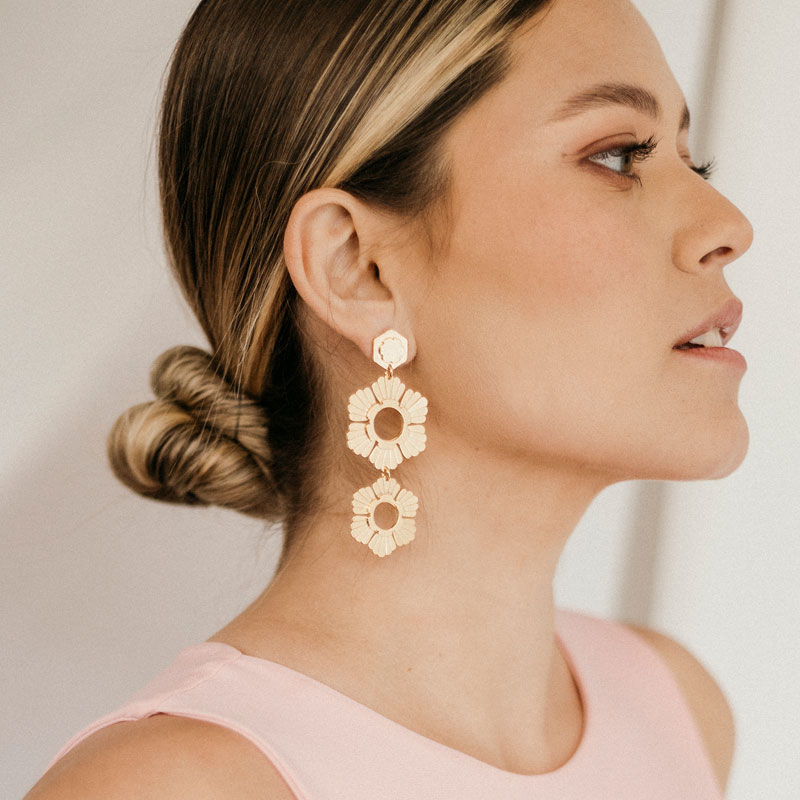 Aretes Aina largo