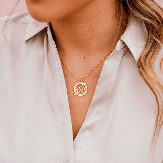 Collar medalla flor de frailejón