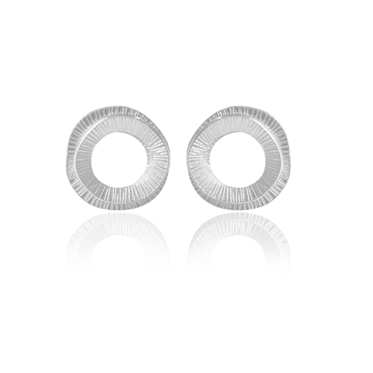 Dicca Plateado Aretes Aurora