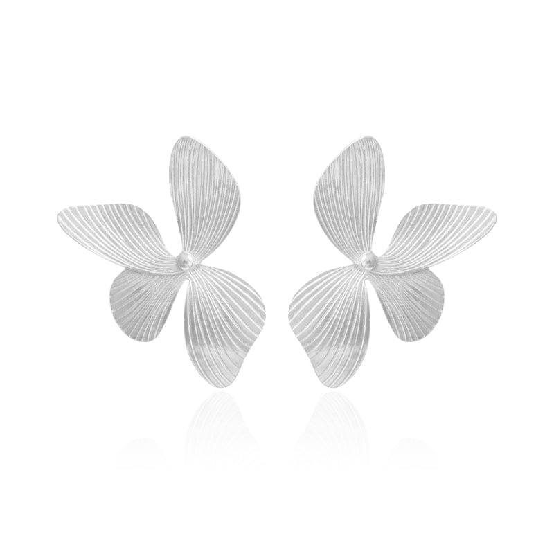 Dicca Plateado Aretes Layla