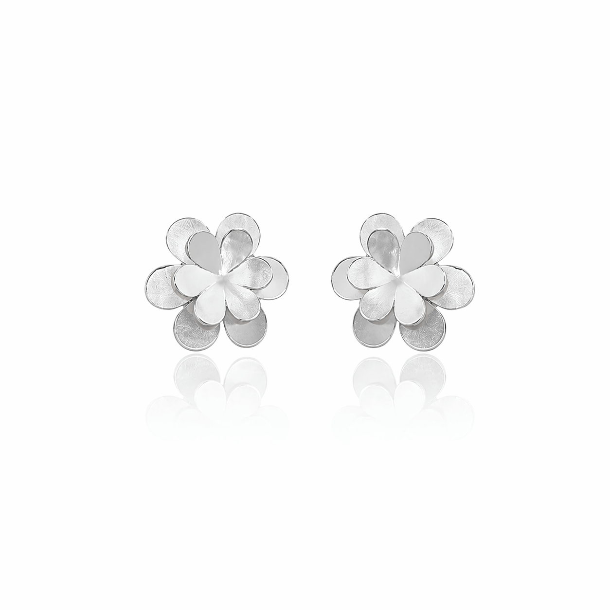 Mi tienda variation Plateado Aretes adara