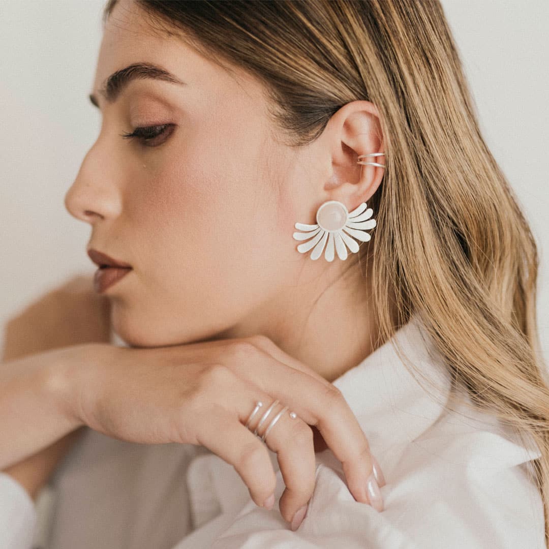 Aretes abanico florescesencia