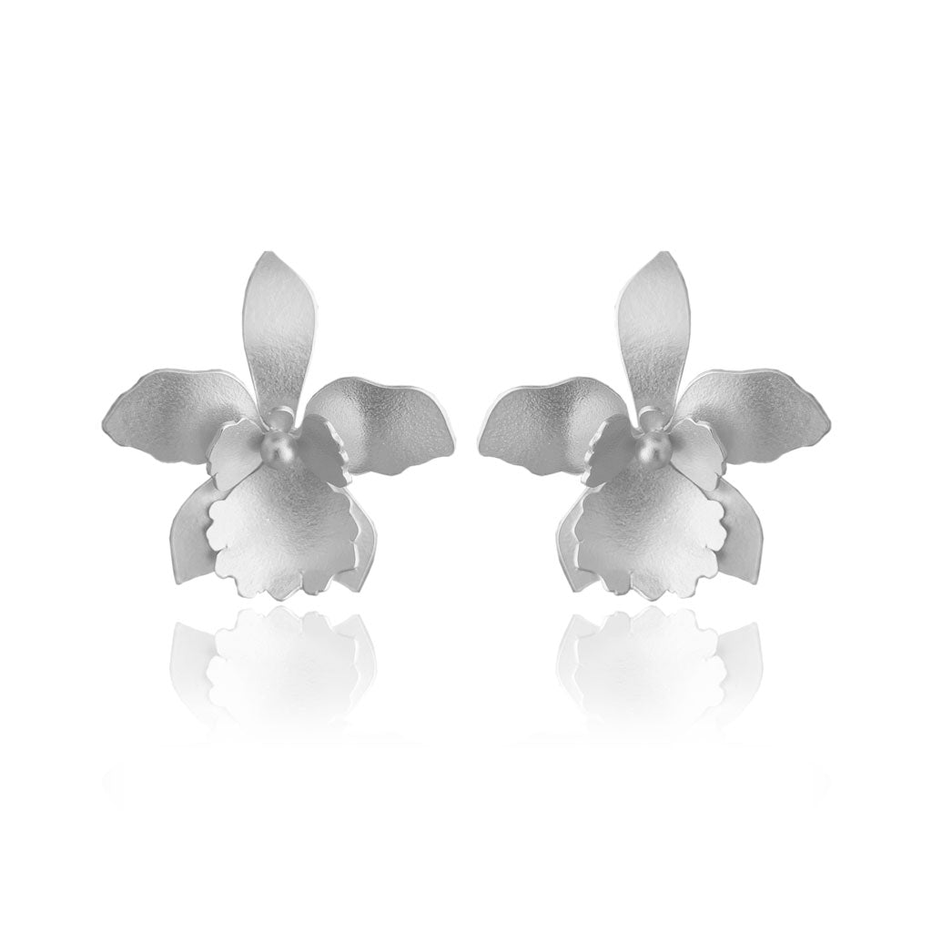 Aretes orquídea quadricolor