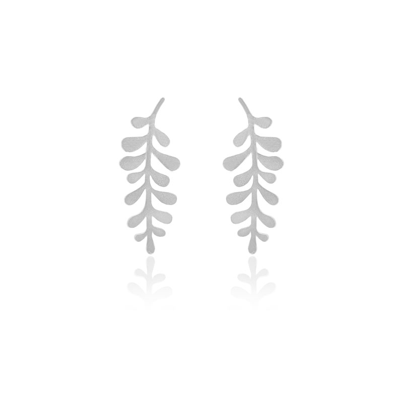 Aretes hoja