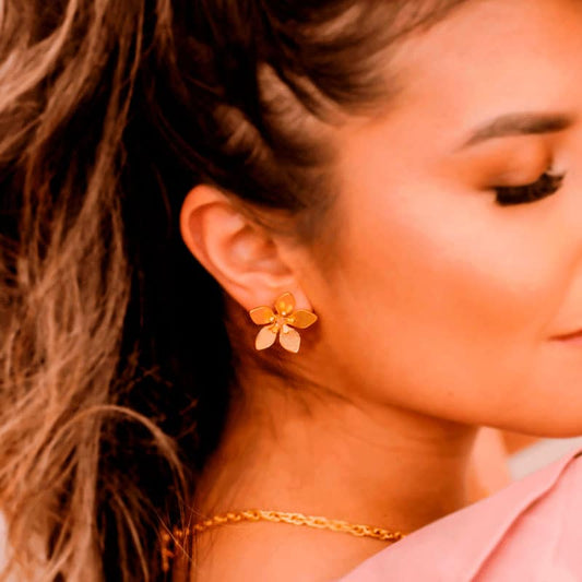 Aretes topo guayacán