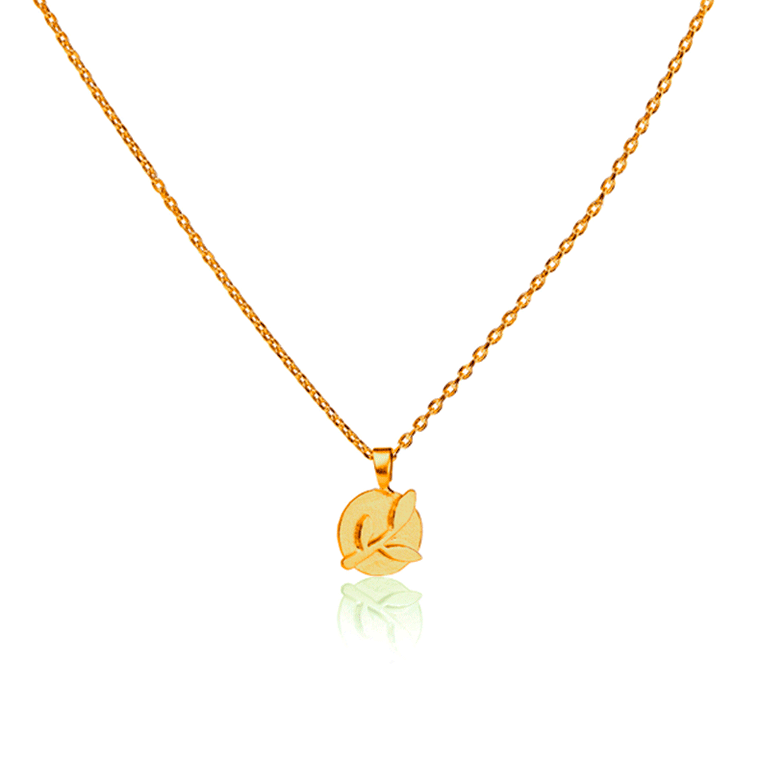 Collar medalla encenillo