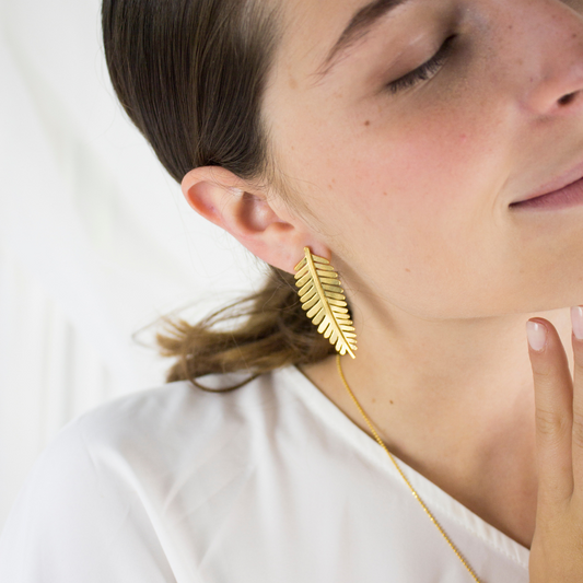 Aretes Helecho