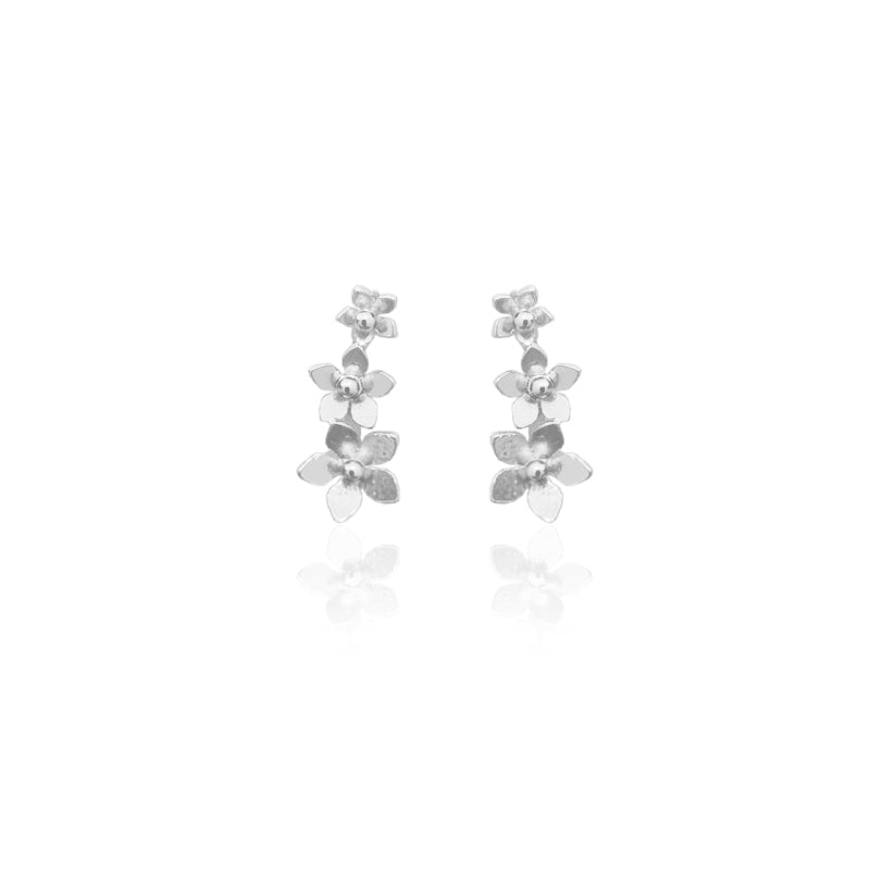 Aretes triple mini guayacan