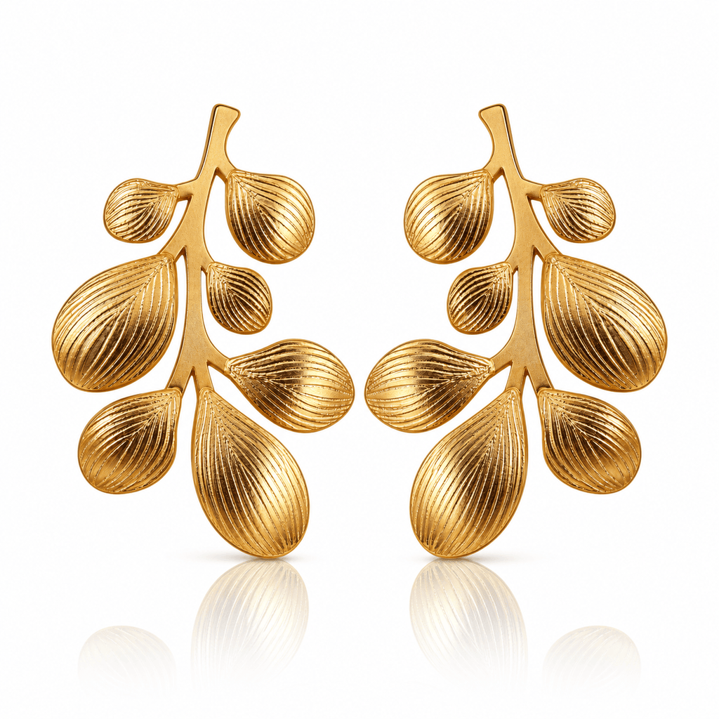 Dicca Dorado Aretes Rama Myrca