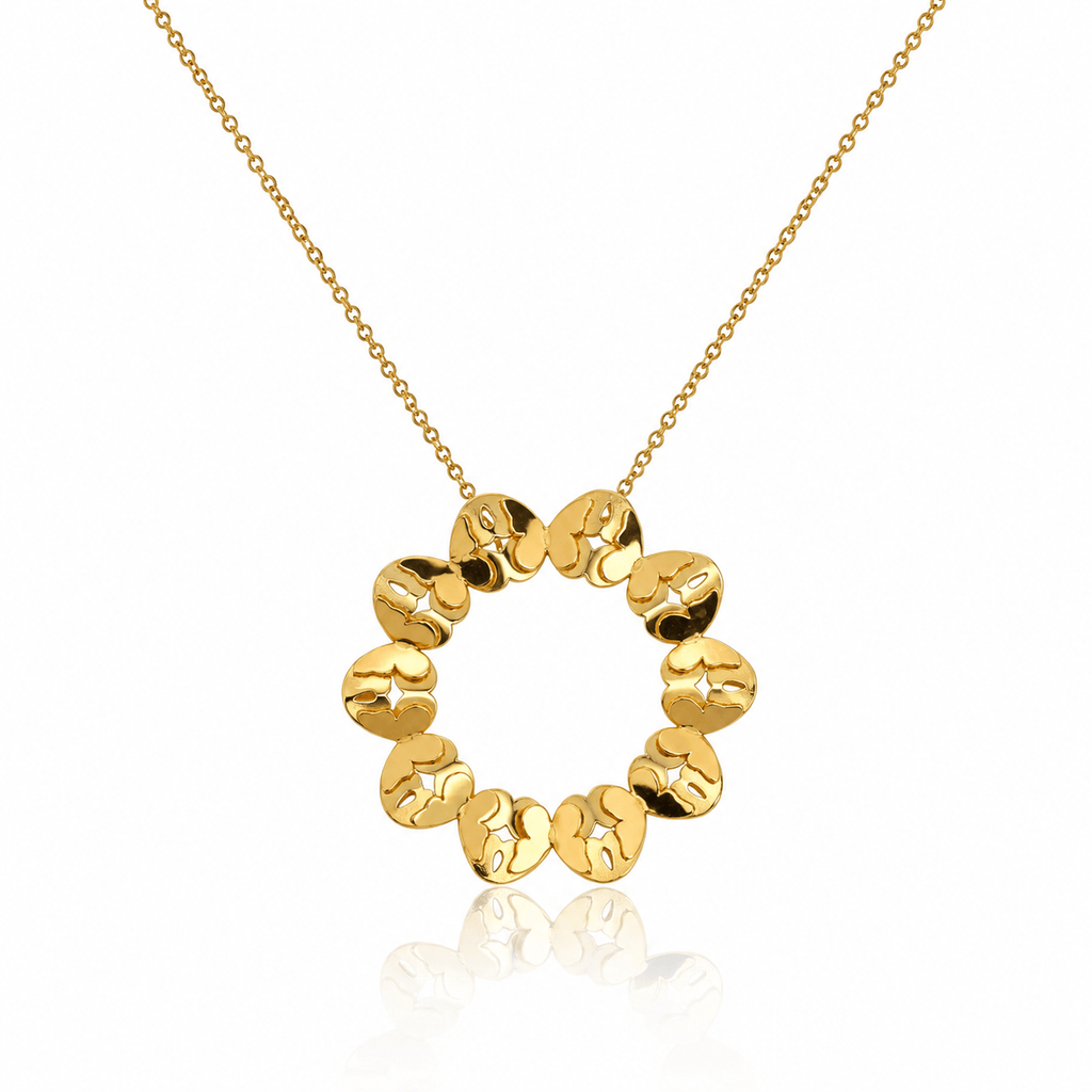 Dicca Dorado Collar Mara redondo