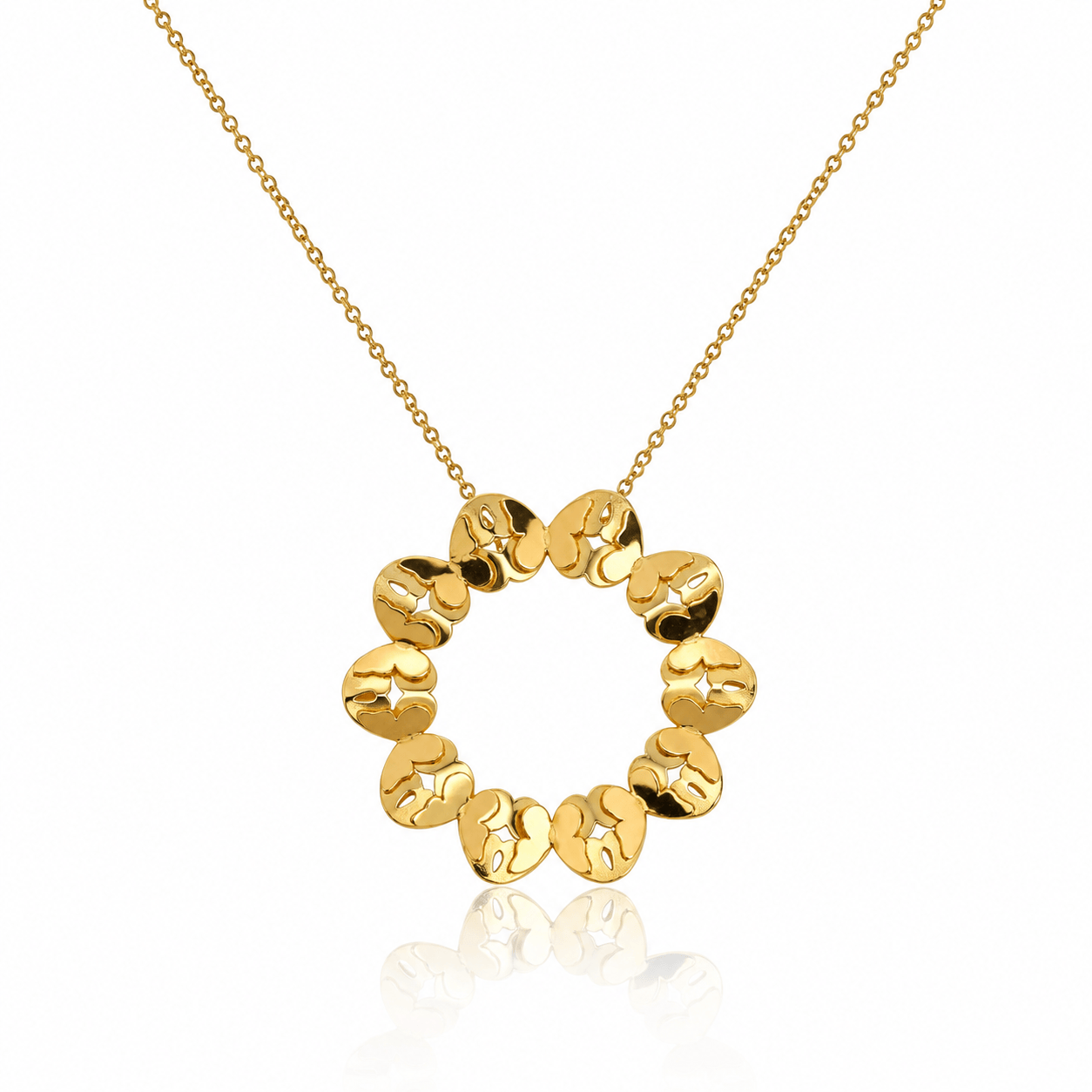 Dicca Dorado Collar Mara redondo
