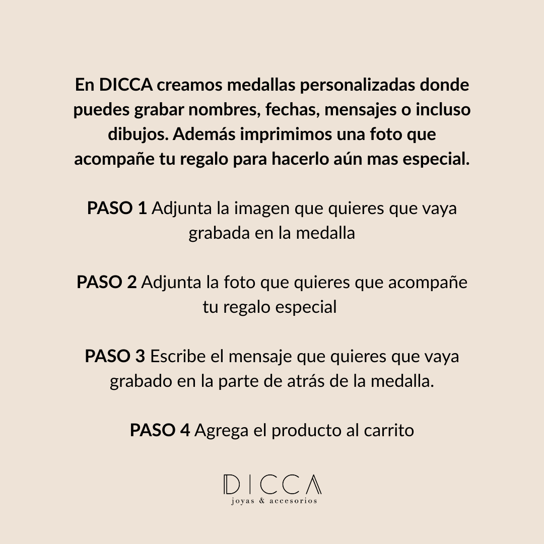 Dicca Medalla personalizada