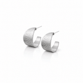 Dicca Plateado Aretes Candongas Layla