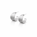 Dicca Plateado Aretes Candongas Layla