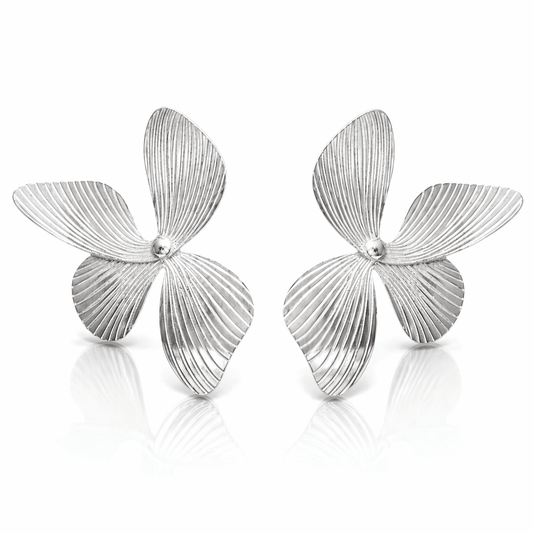 Dicca Plateado Aretes Layla