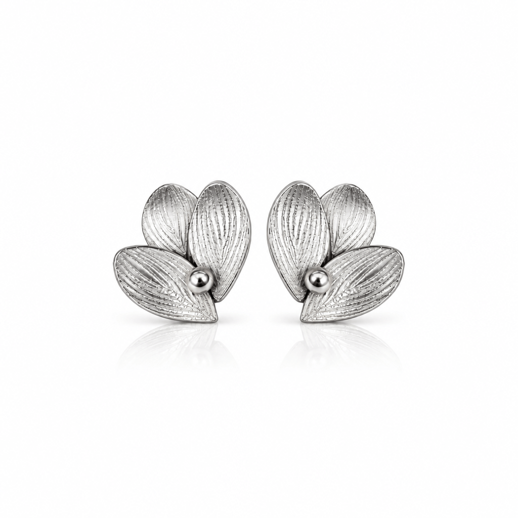Dicca Plateado Aretes Myrca