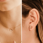 Dicca SET MINI GUAYACÁN. Incluye aretes y collar