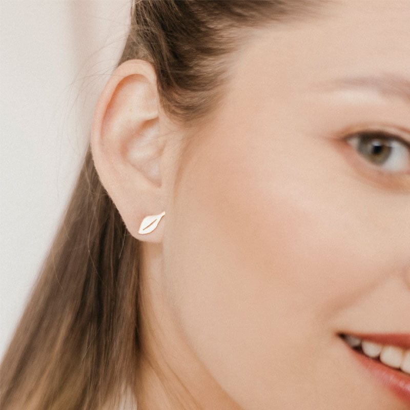 Dicca variation Aretes hoja passiflora