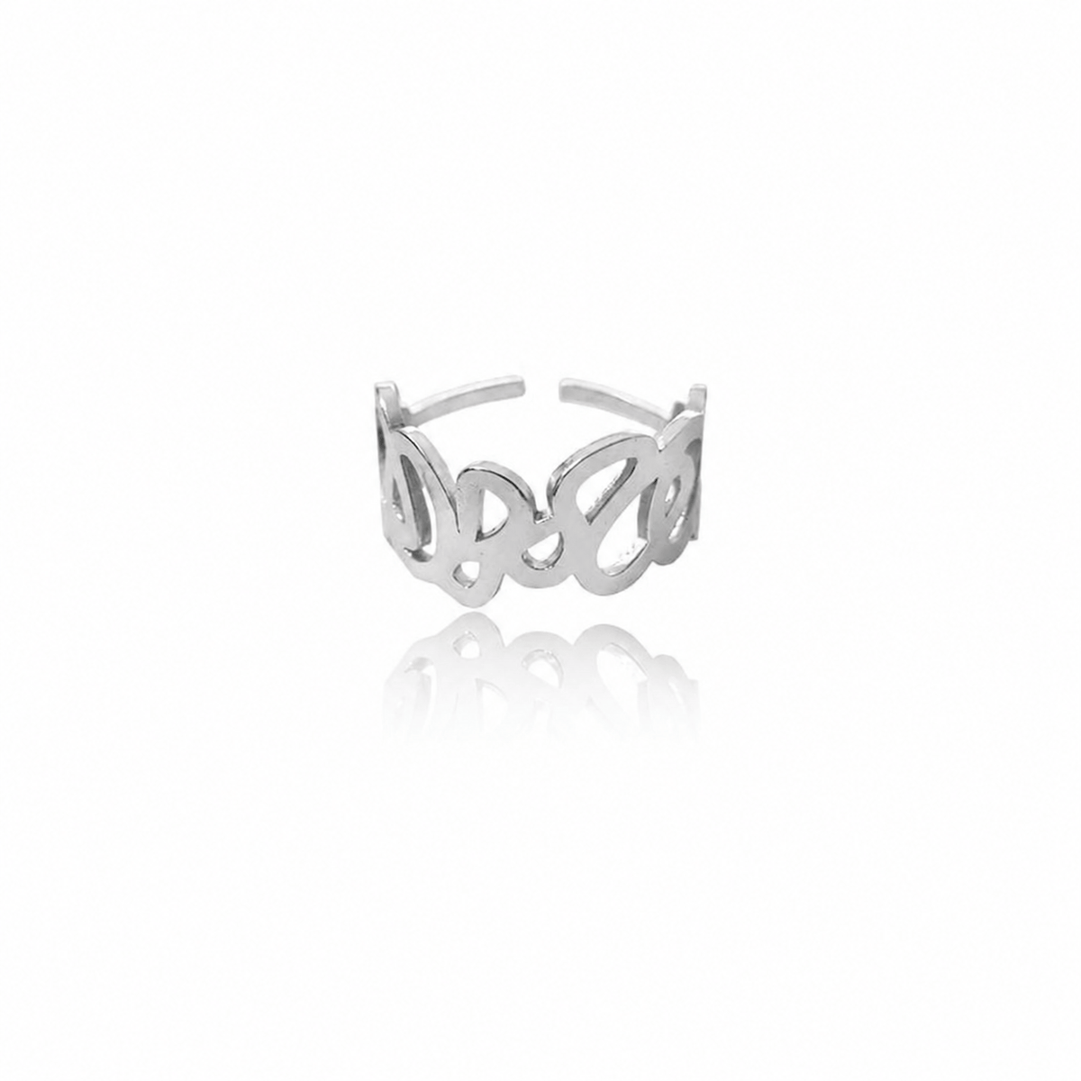 Mi tienda Plateado Anillo Filium