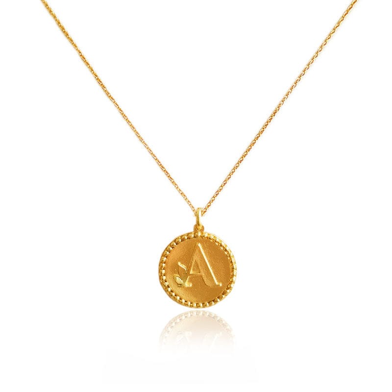 Mi tienda variation A Collar medalla letras