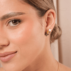 Mi tienda variation Aretes mariposas triple