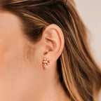 Mi tienda variation Aretes Mini topo guayacán