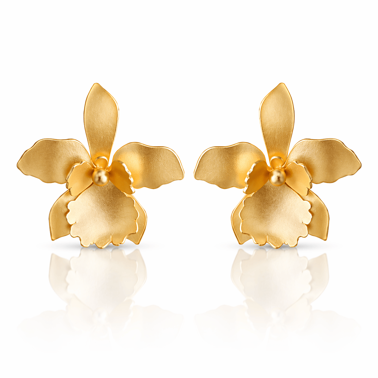 Mi tienda variation Aretes orquídea quadricolor