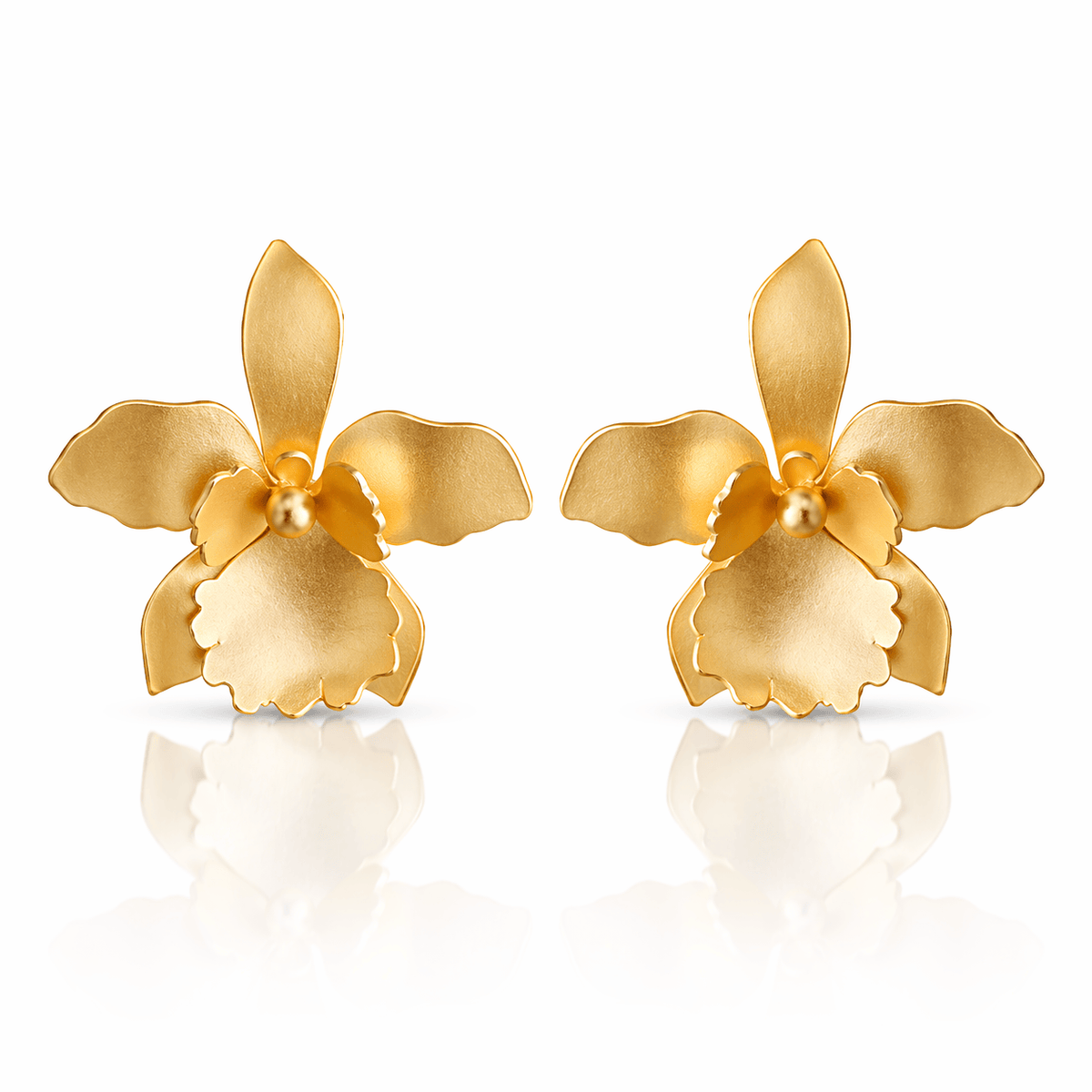 Mi tienda variation Aretes orquídea quadricolor