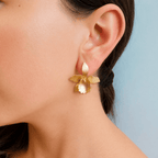 Mi tienda variation Aretes orquídea quadricolor