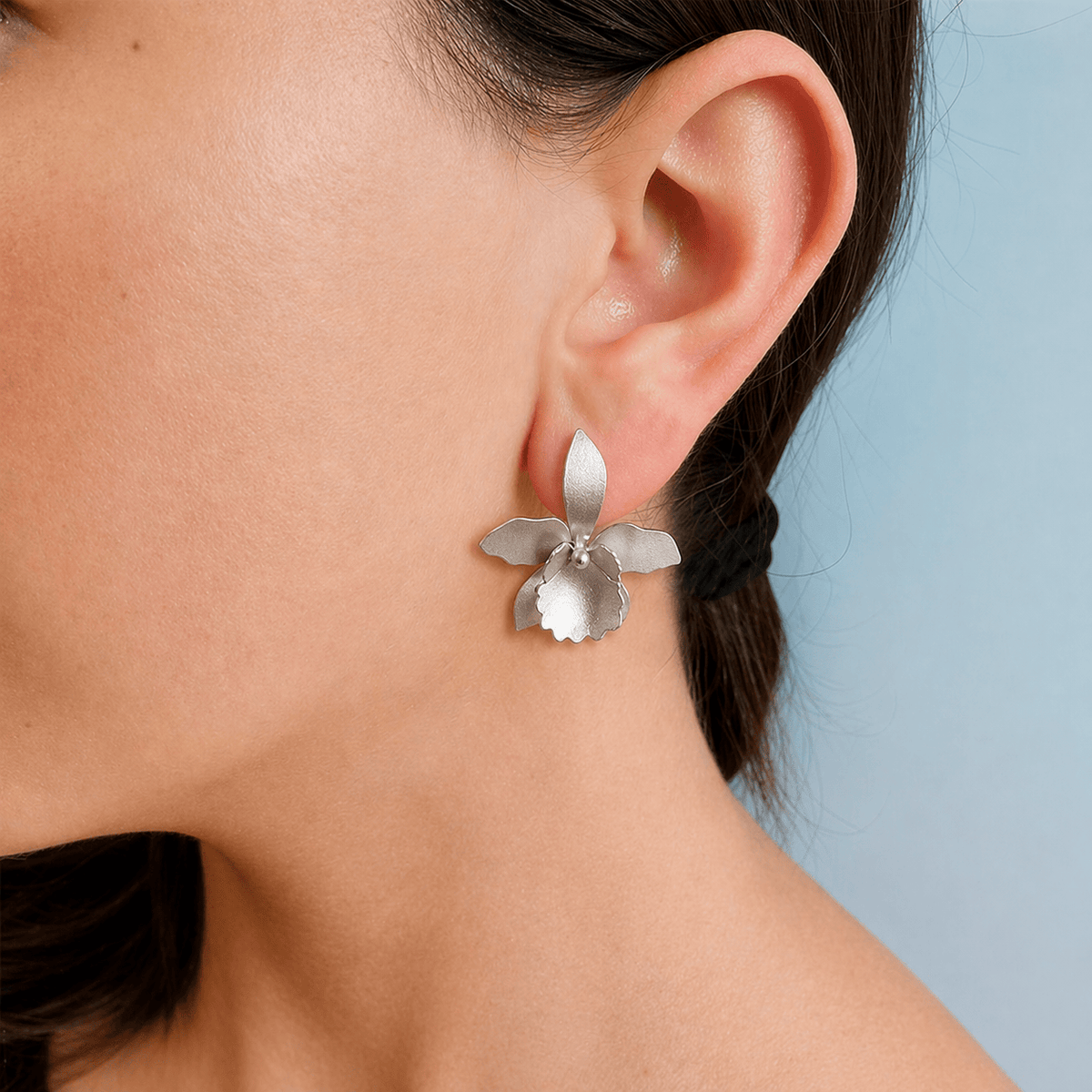 Mi tienda variation Aretes orquídea quadricolor