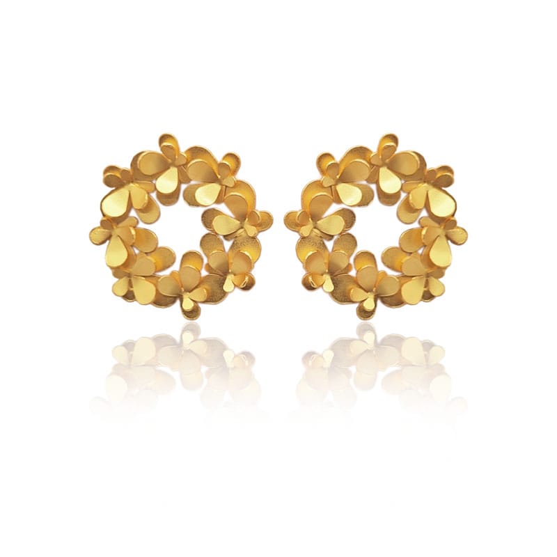 Mi tienda variation Dorado Aretes Aster