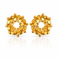 Mi tienda variation Dorado Aretes Aster