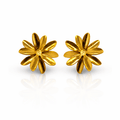 Mi tienda variation Dorado Aretes passiflora