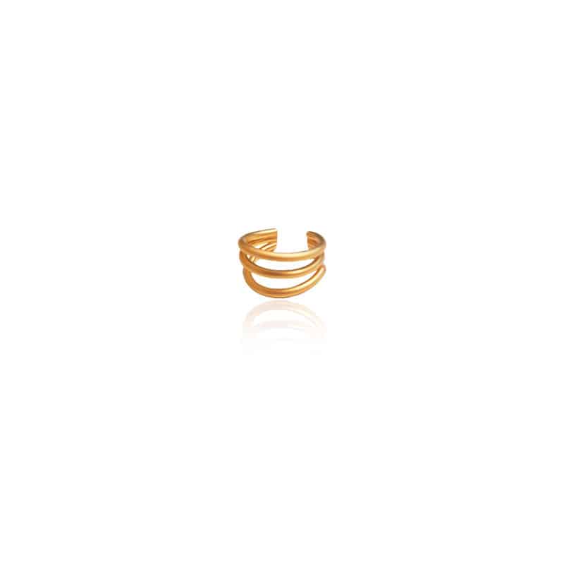 Mi tienda variation Dorado Earcuff triple
