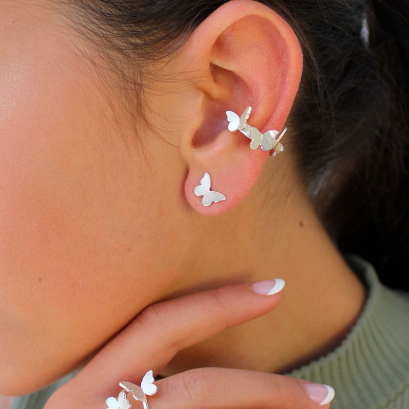 Mi tienda variation Earcuff mariposas