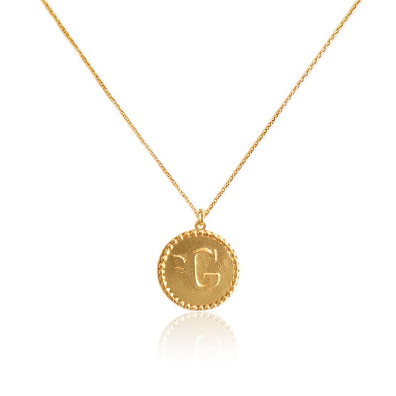 Mi tienda variation G Collar medalla letras