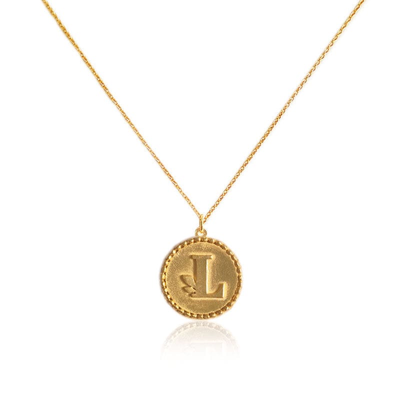 Mi tienda variation L Collar medalla letras