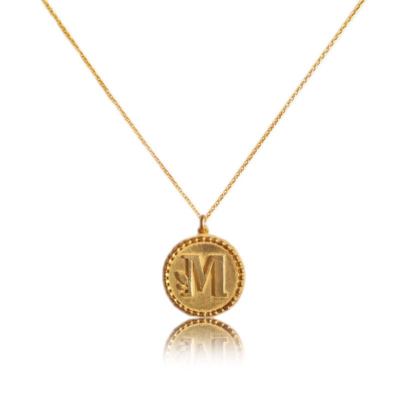 Mi tienda variation M Collar medalla letras