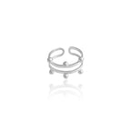 Mi tienda variation Plateado Anillo Carla