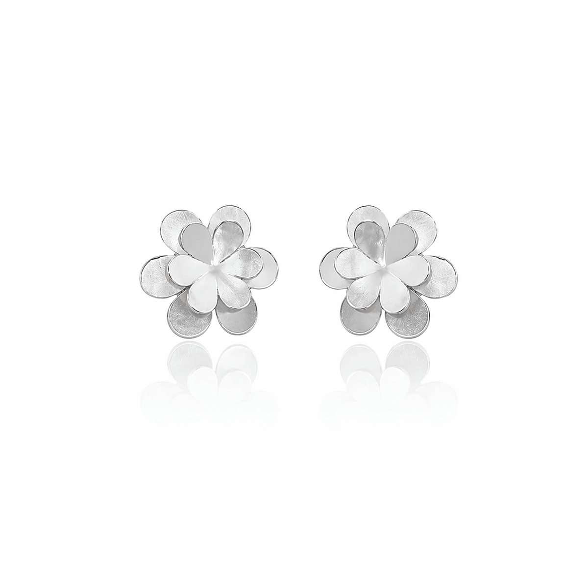 Mi tienda variation Plateado Aretes adara