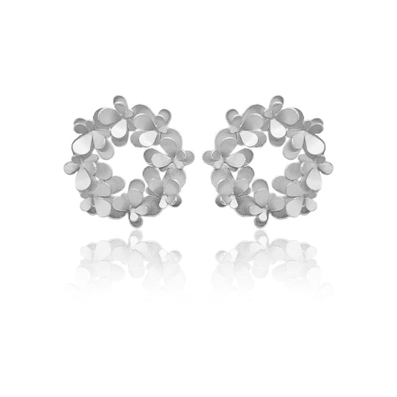 Mi tienda variation Plateado Aretes Aster