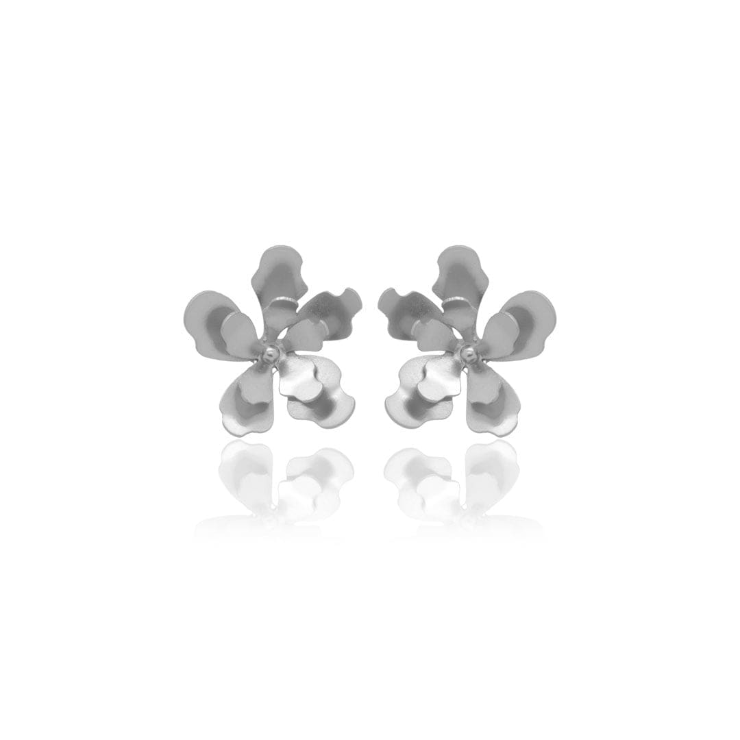 Mi tienda variation Plateado Aretes merania pequeños