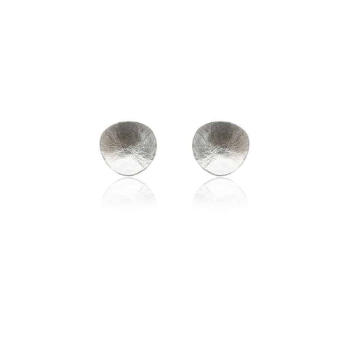 Mi tienda variation Plateado Aretes mini piedra