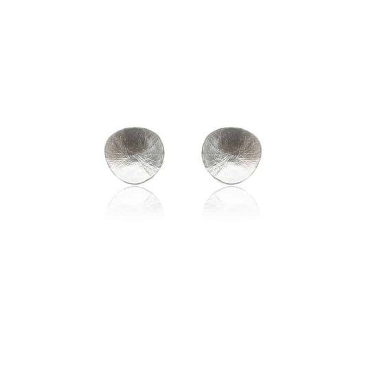 Mi tienda variation Plateado Aretes mini piedra