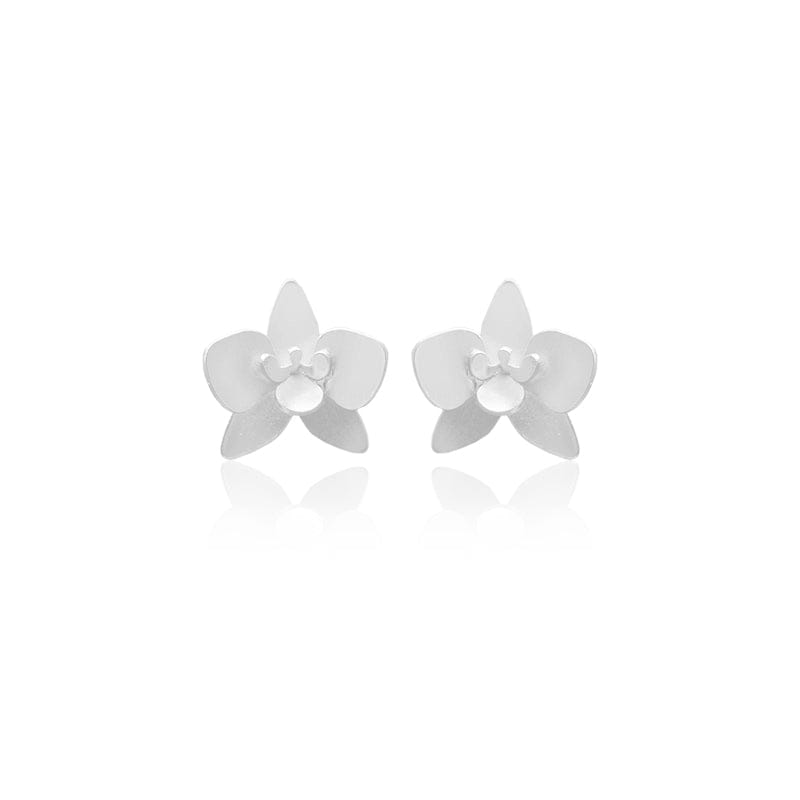 Mi tienda variation Plateado Aretes quadricolor mini