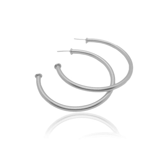 Mi tienda variation Plateado Candongas tubo