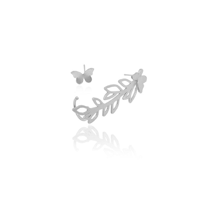 Mi tienda variation Plateado Earcuff Tea