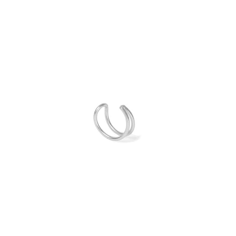 Mi tienda variation Plateado Earcuff waves